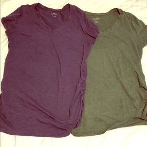 Bundle of maternity shirts